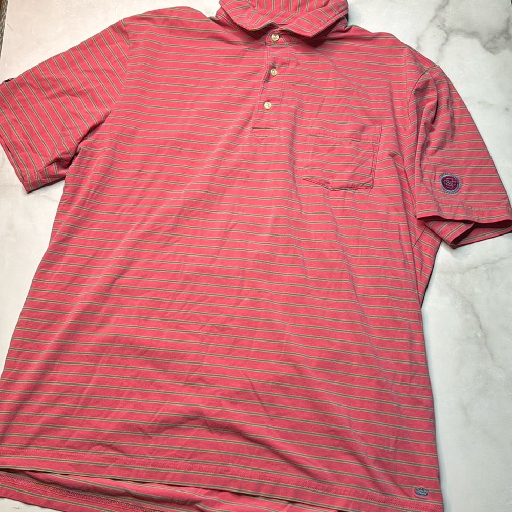 Peter Millar Mountainside Collection Striped Polo North Shore Country Club